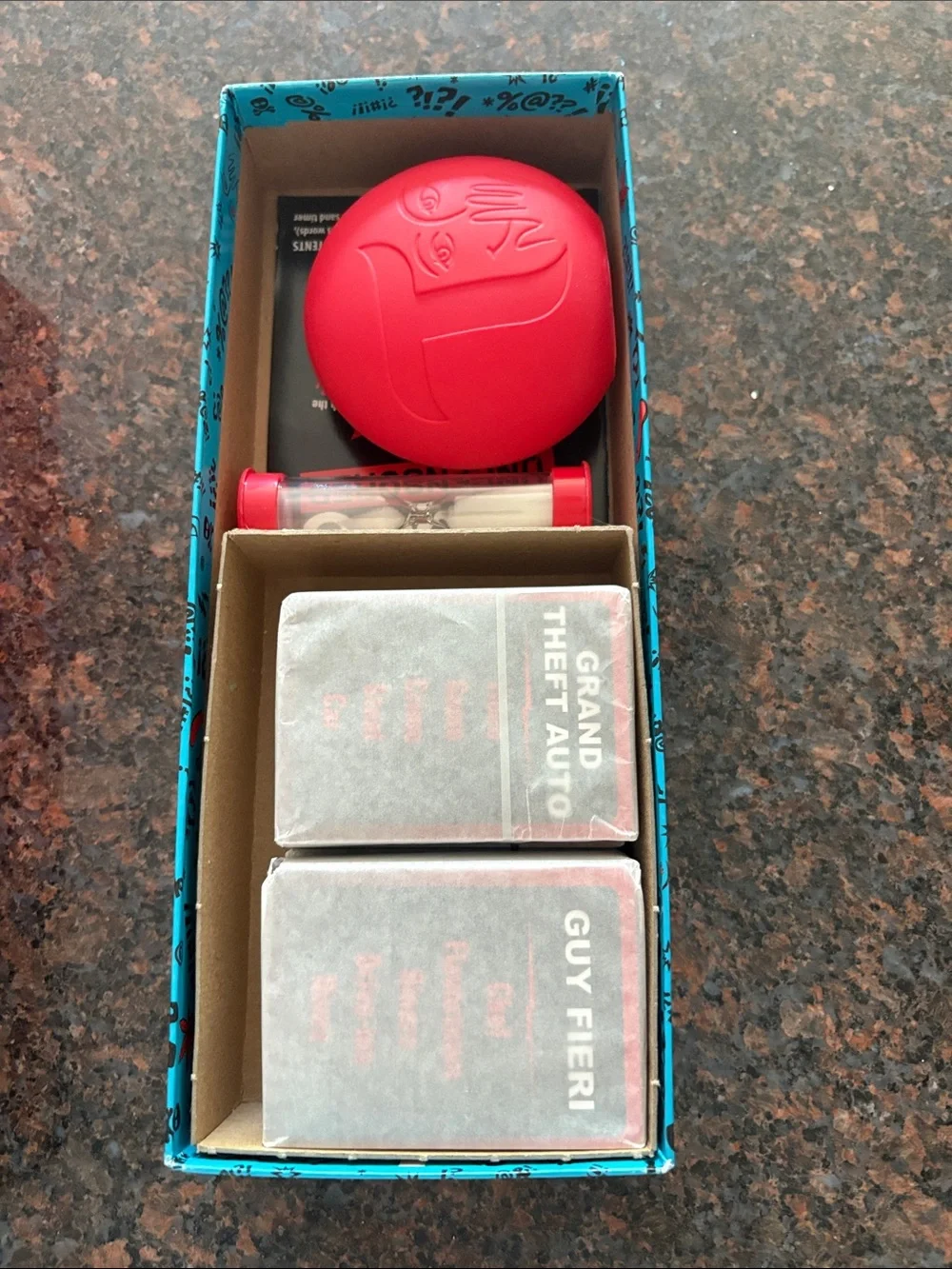 Taboo Uncensored Game with Red and Black Design NEW